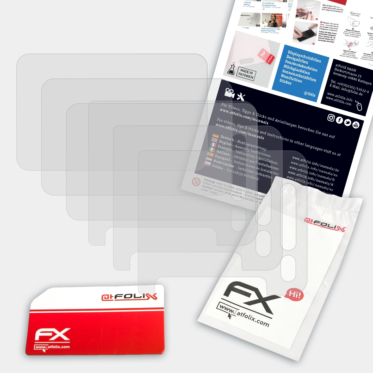 FX-Antireflex Displayschutz(für DSC-RX0) ATFOLIX 3x Sony