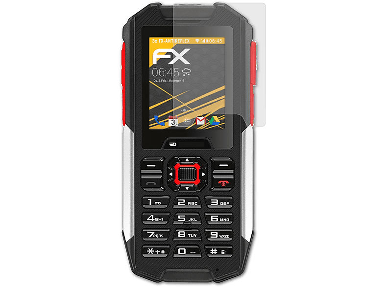 ATFOLIX 3x FX-Antireflex Displayschutz(für Facom F100)
