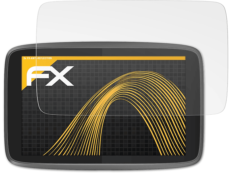 ATFOLIX 3x FX-Antireflex Displayschutz(für TomTom Go Professional 520)