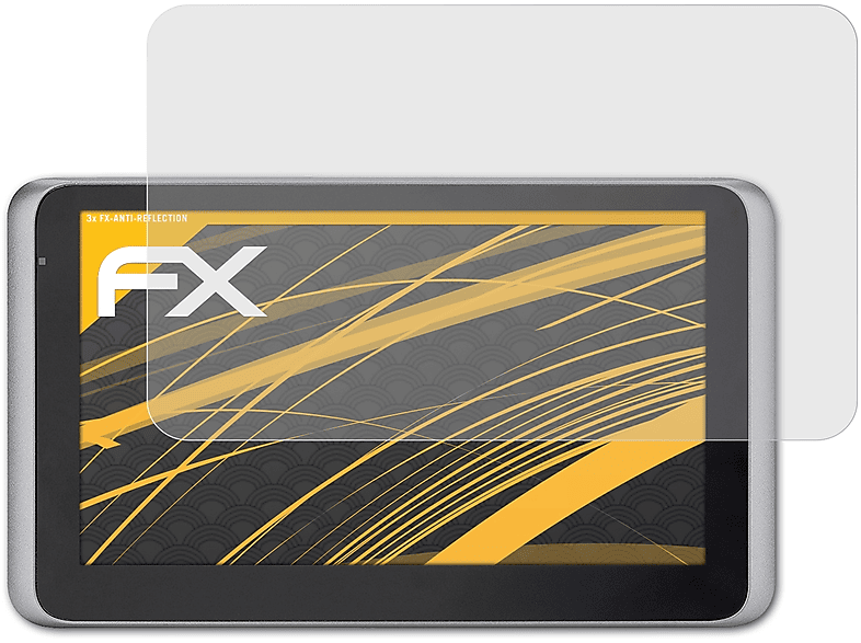 ATFOLIX 3x FX-Antireflex Displayschutz(für Mio MiVue Drive 55 LM)