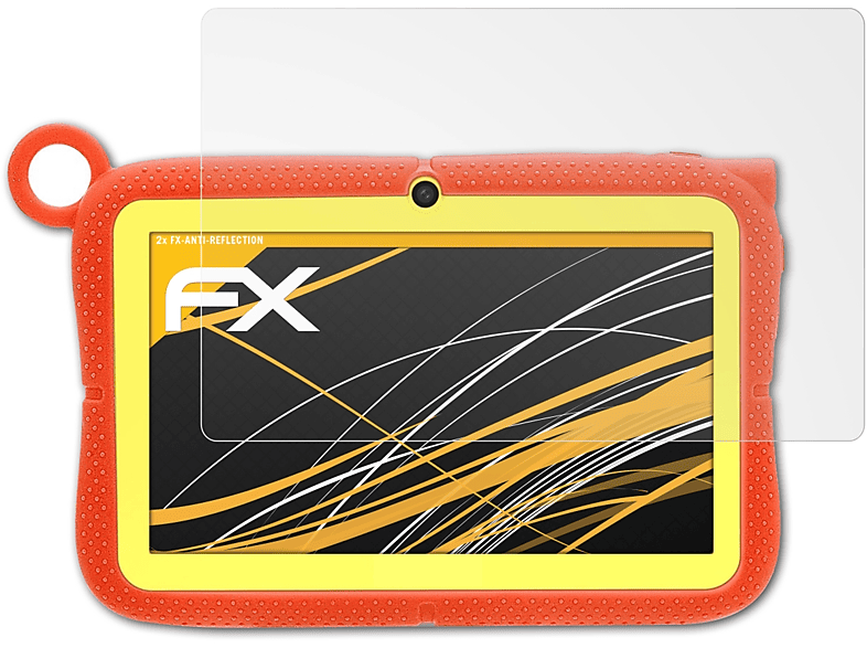 ATFOLIX 2x FX-Antireflex Displayschutz(für Yuntab Q88)