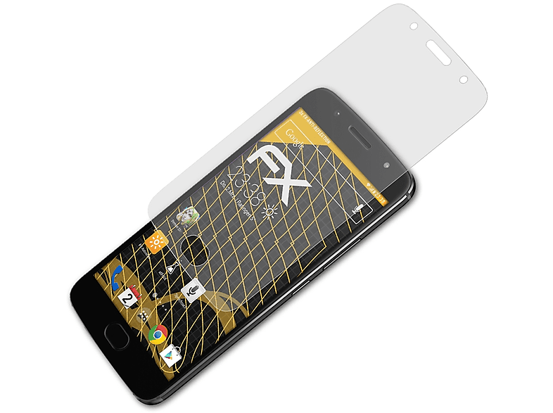 ATFOLIX 3x FX-Antireflex Displayschutz(für Motorola Moto Green Pomelo)