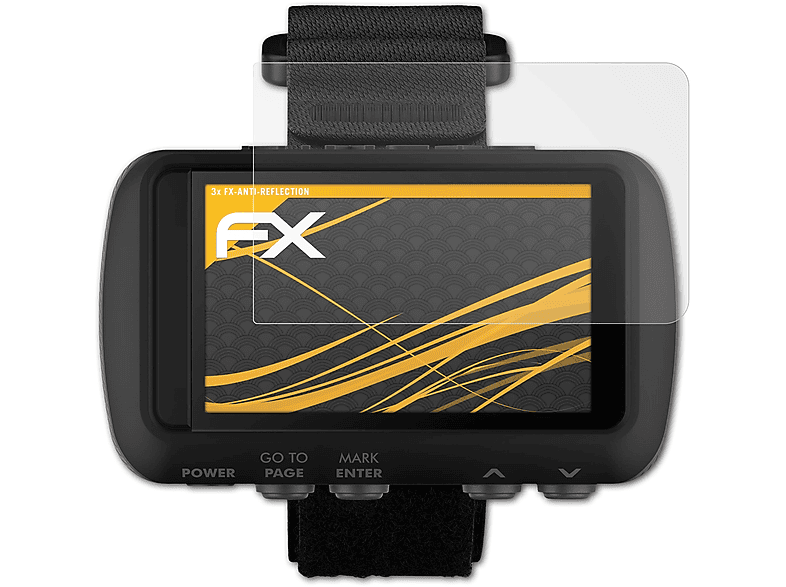 ATFOLIX 3x FX-Antireflex Displayschutz(für Garmin Foretrex 601)