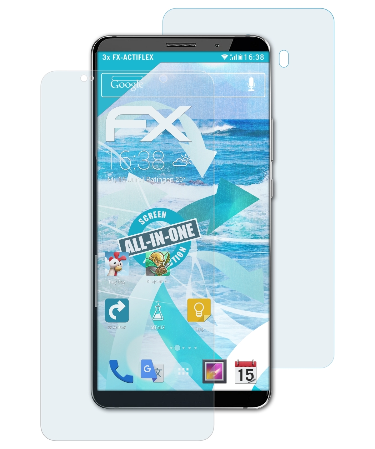 ATFOLIX 3x FX-ActiFleX Mate Pro) 10 Displayschutz(für Huawei
