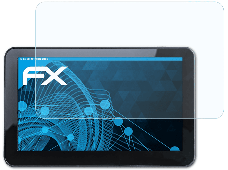 ATFOLIX 3x FX-Clear Displayschutz(für Snooper Ventura Pro S6810)