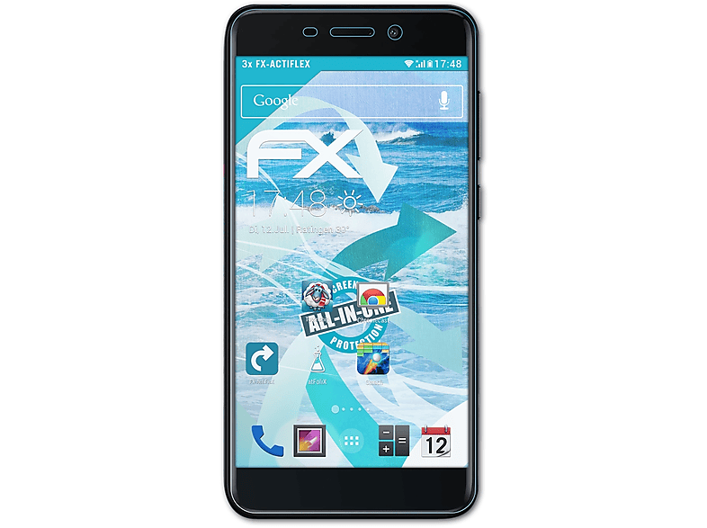 FX-ActiFleX Displayschutz(für 3x ATFOLIX Honor 6C Huawei Pro)