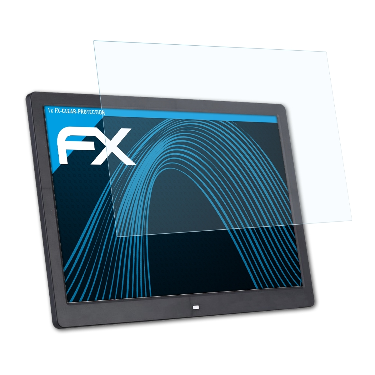 ATFOLIX FX-Clear 15.6 Zoll Bilderrahmen Andoer Displayschutz(für (1280x800)) Digitaler