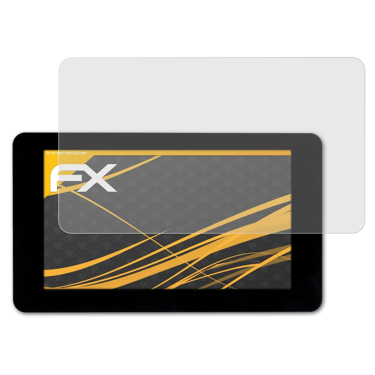 Zoll FX-Antireflex Raspberry Displayschutz(für Pi Bildschirm) 7 2x ATFOLIX