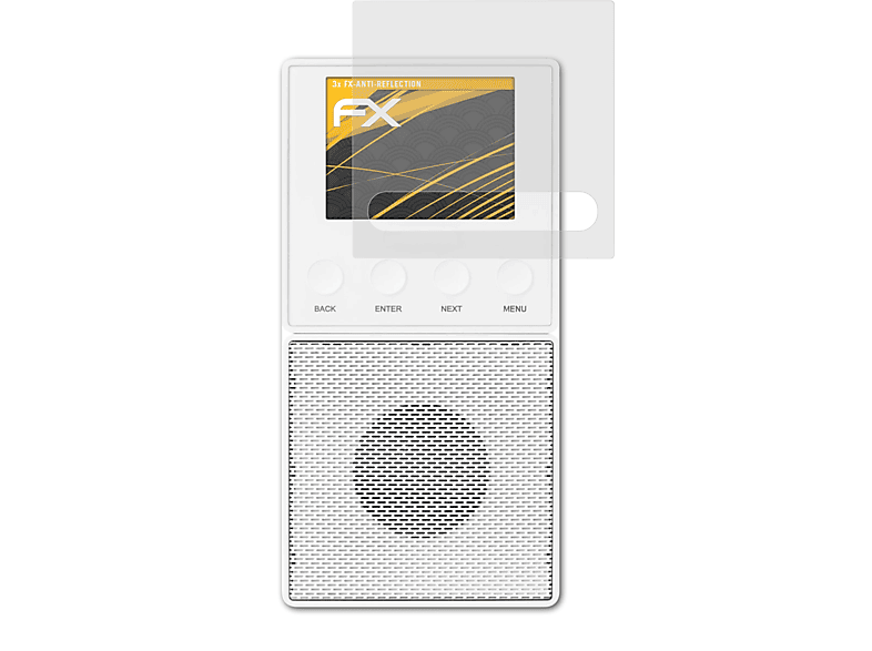FX-Antireflex (MD87248)) Displayschutz(für E85032 Medion 3x ATFOLIX