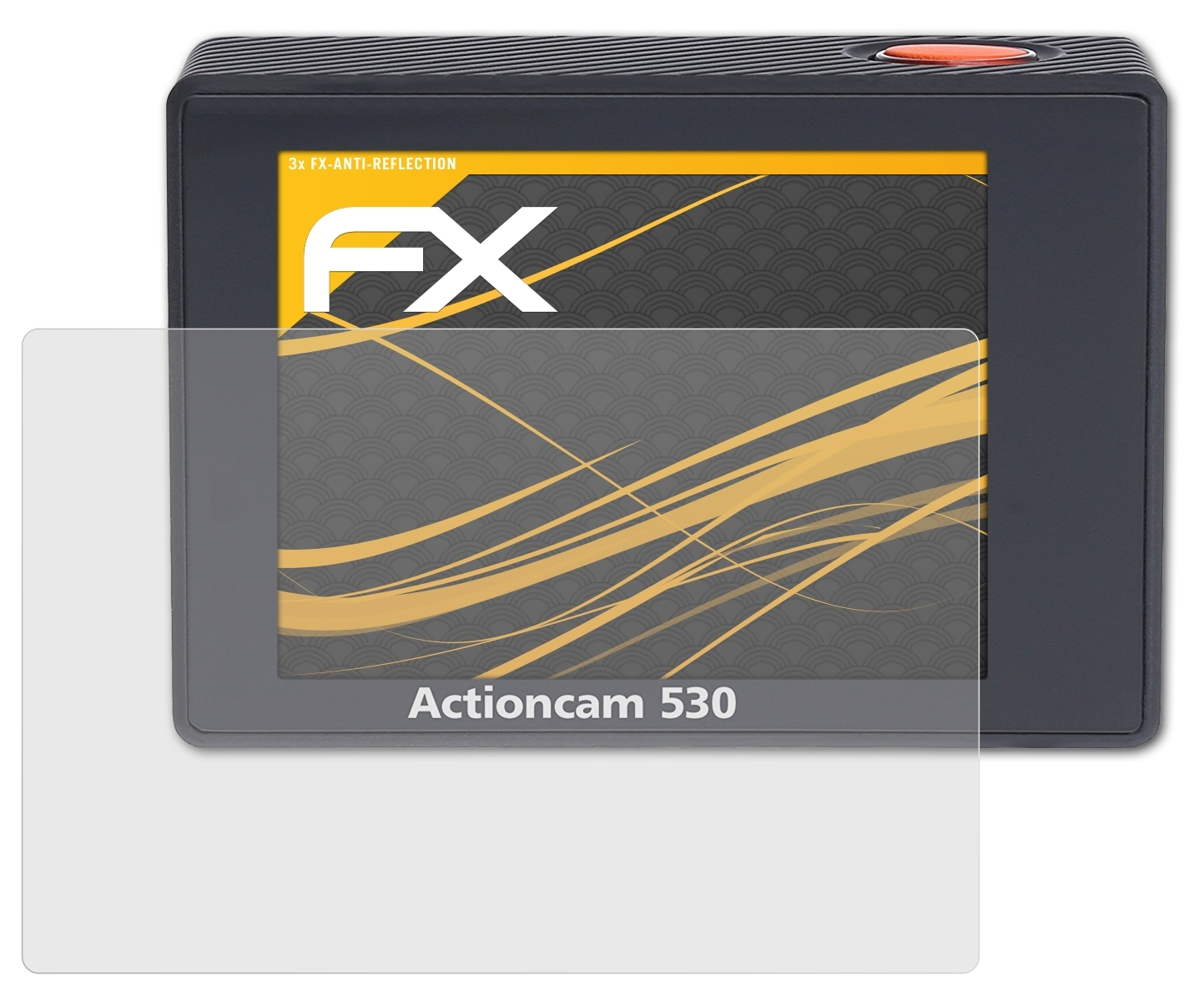 Displayschutz(für Rollei 530) Actioncam ATFOLIX FX-Antireflex 3x