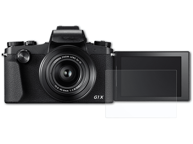 ATFOLIX 3x FX-Clear Displayschutz(für Canon PowerShot G1 X Mark III)