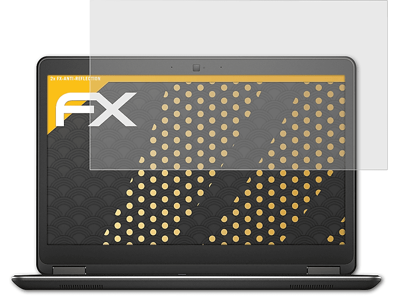 ATFOLIX 2x E7440) Displayschutz(für FX-Antireflex Dell Latitude