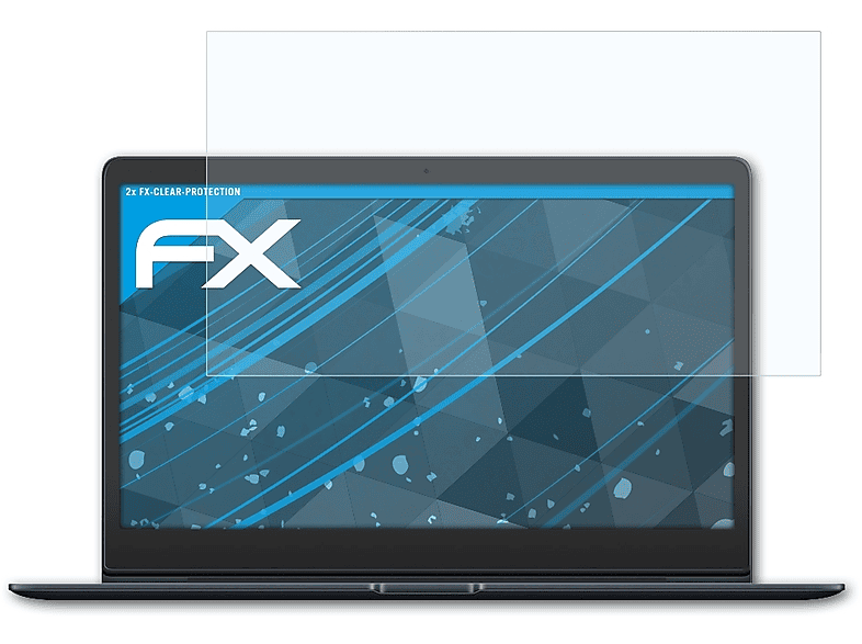 ATFOLIX 2x FX-Clear 13 Displayschutz(für Asus (UX331UAL)) ZenBook