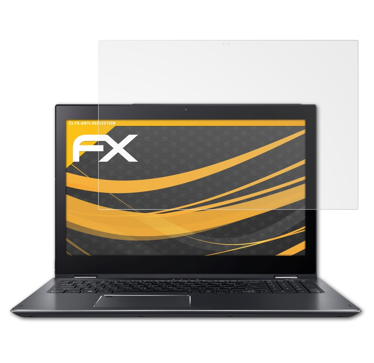 ATFOLIX 2x FX-Antireflex Displayschutz(für Acer SP515-51 inch)) Spin 5 (15,6