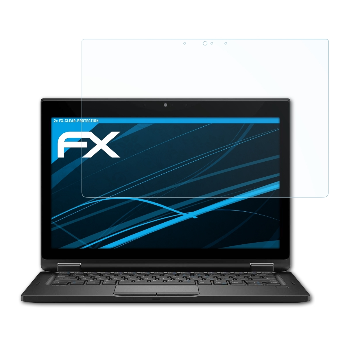 Displayschutz(für FX-Clear Dell ATFOLIX 5289 2-in-1) Latitude 2x