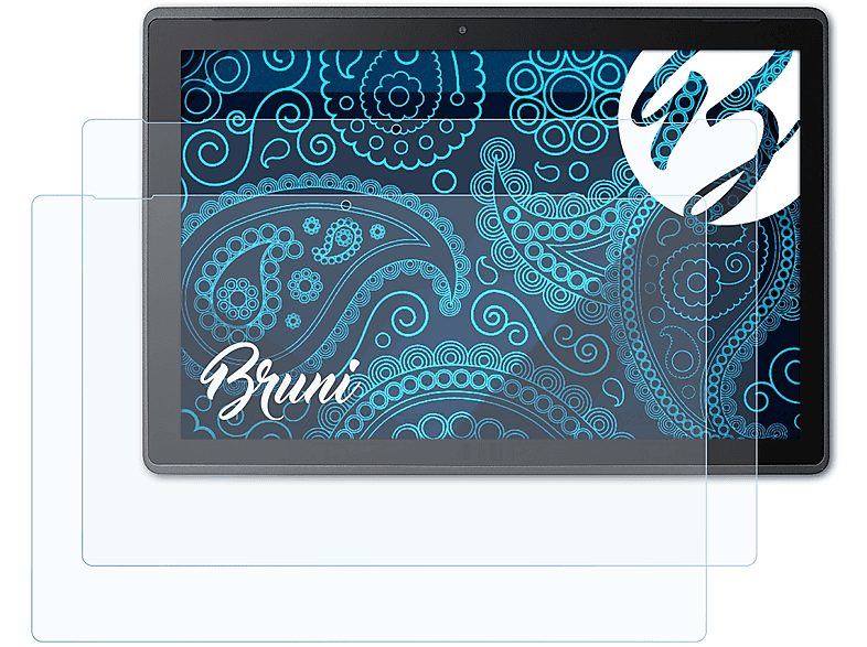 BRUNI 2x Basics-Clear Schutzfolie(für Acer Switch 3)