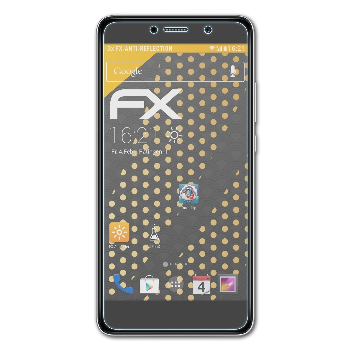 XT2) Displayschutz(für Huawei 3x ATFOLIX FX-Antireflex Ascend