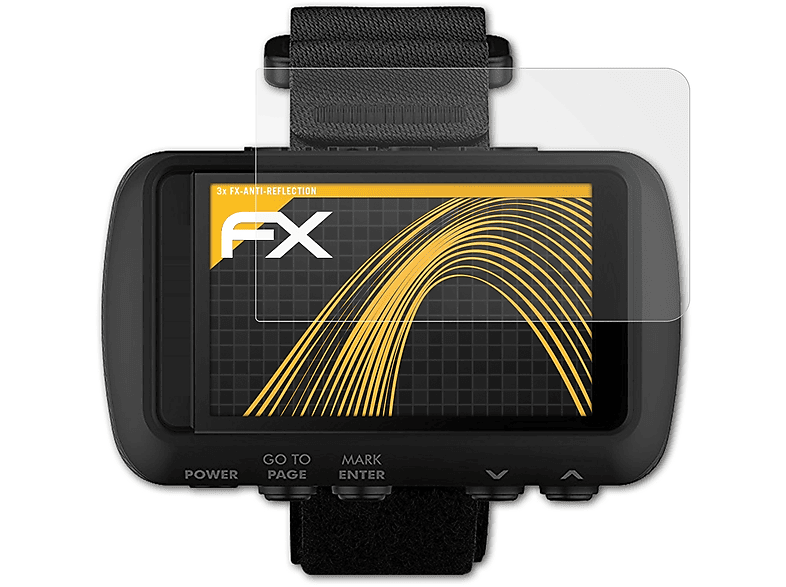 ATFOLIX 3x Garmin FX-Antireflex Displayschutz(für 701) Foretrex