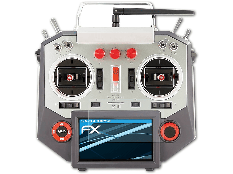 Displayschutz(für FrSky Horus 3x X10S) FX-Clear ATFOLIX