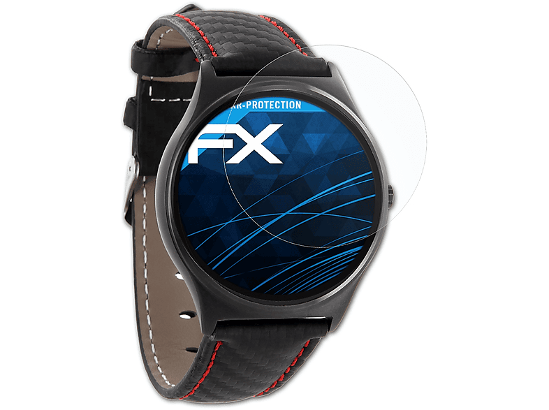 ATFOLIX 3x FX-Clear Displayschutz(für XLyne QIN XW Prime II) | Smartwatch Schutzfolien & Gläser