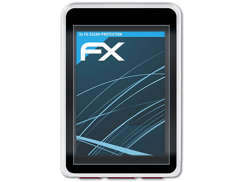 ATFOLIX 3x FX-Clear Displayschutz(für VDO M7 GPS)