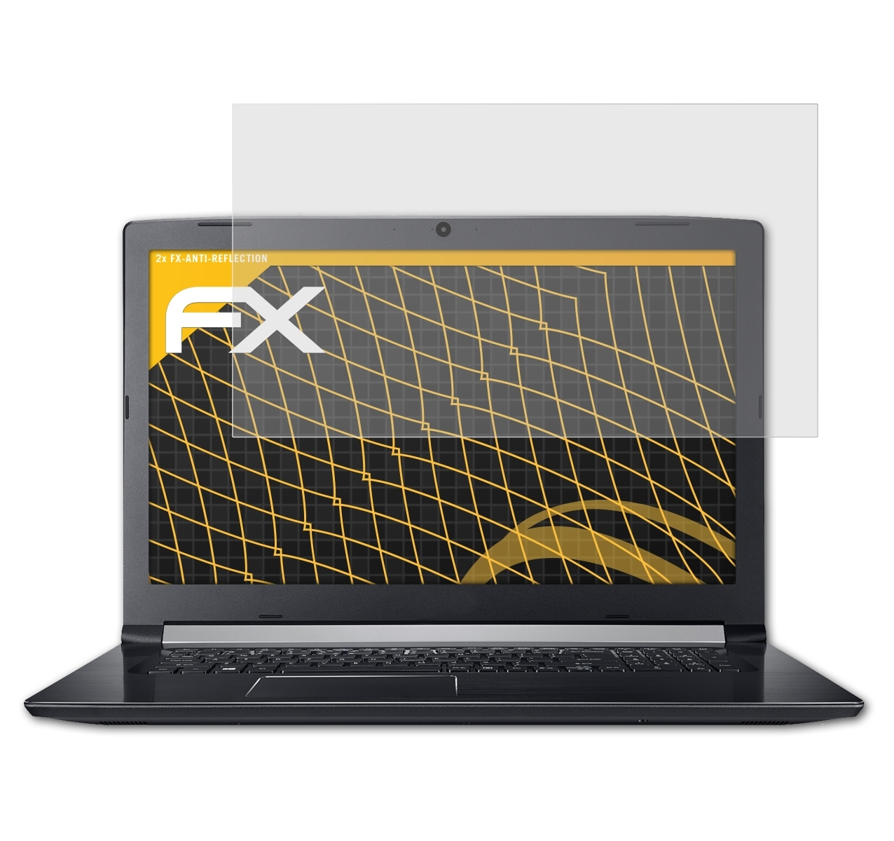 ATFOLIX 2x FX-Antireflex Displayschutz(für 5 inch)) Acer Aspire (17,3 A517-51G