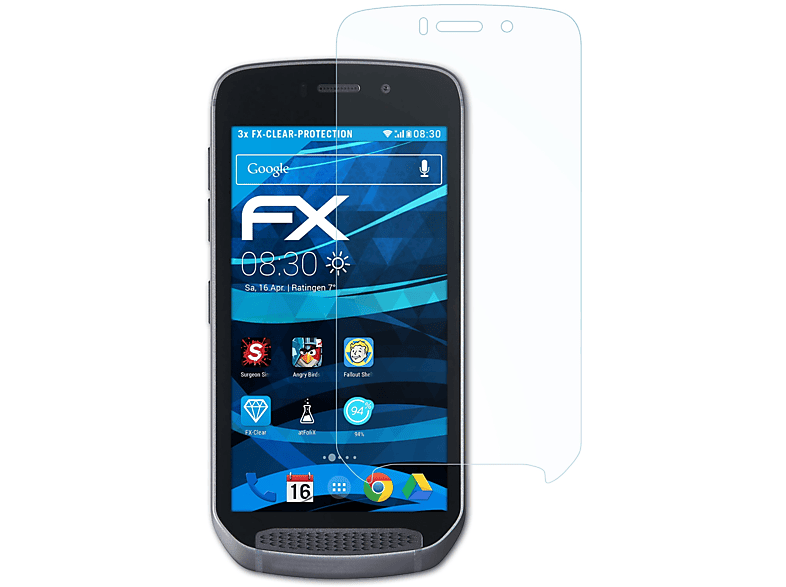 ATFOLIX 3x FX-Clear Displayschutz(für Land Explore) Rover
