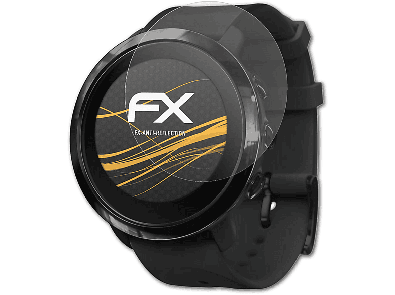 ATFOLIX 3x FX-Antireflex Displayschutz(für Suunto 3 Fitness)