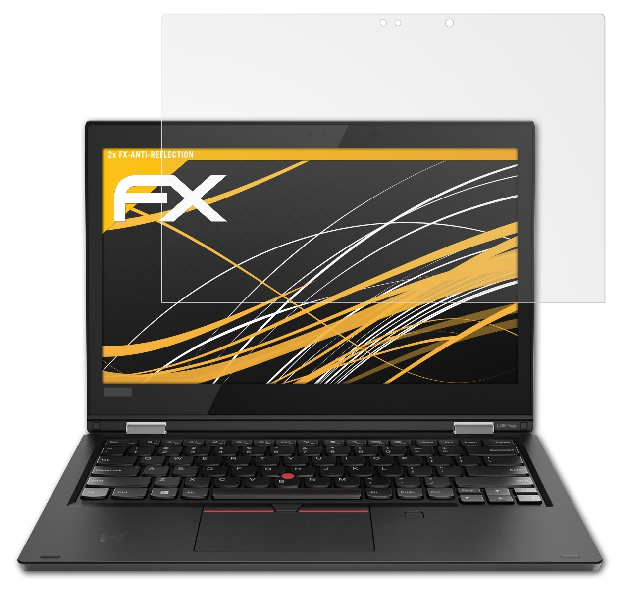 ATFOLIX 2x FX-Antireflex Displayschutz(für Lenovo Yoga) ThinkPad L380