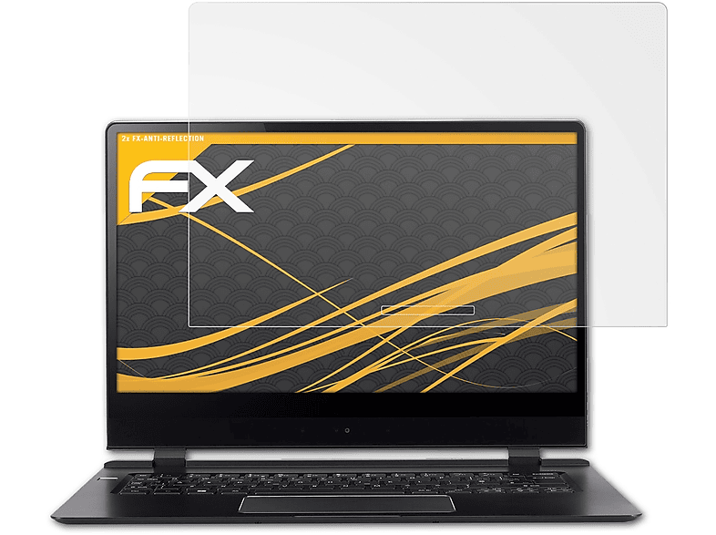 ATFOLIX 2x FX-Antireflex Displayschutz(für Acer Swift 7 2018 (SF714-51T))