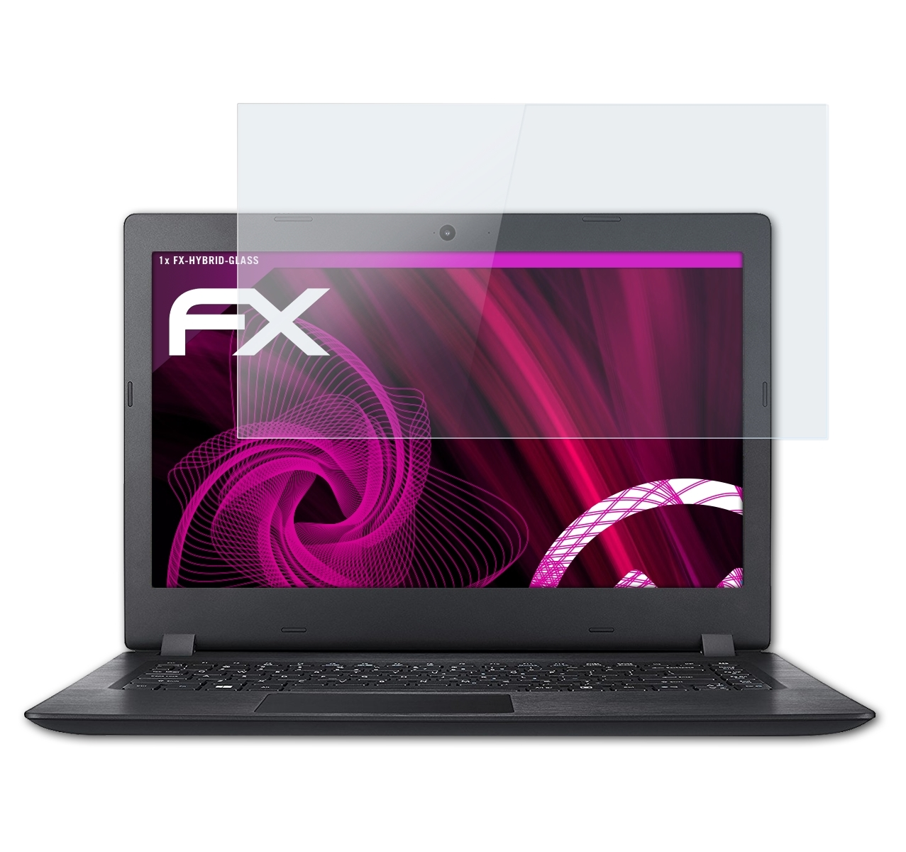 ATFOLIX FX-Hybrid-Glass Schutzglas(für Acer Aspire (14 A114-31 1 inch))