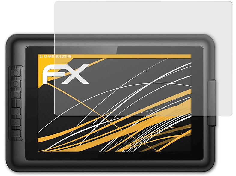 ATFOLIX 2x FX-Antireflex Artist XP-PEN 10S) Displayschutz(für