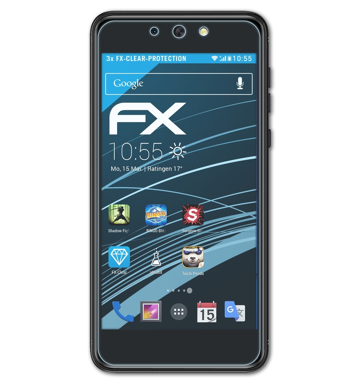 FX-Clear Grand BLU Displayschutz(für 3x (2018)) ATFOLIX M2