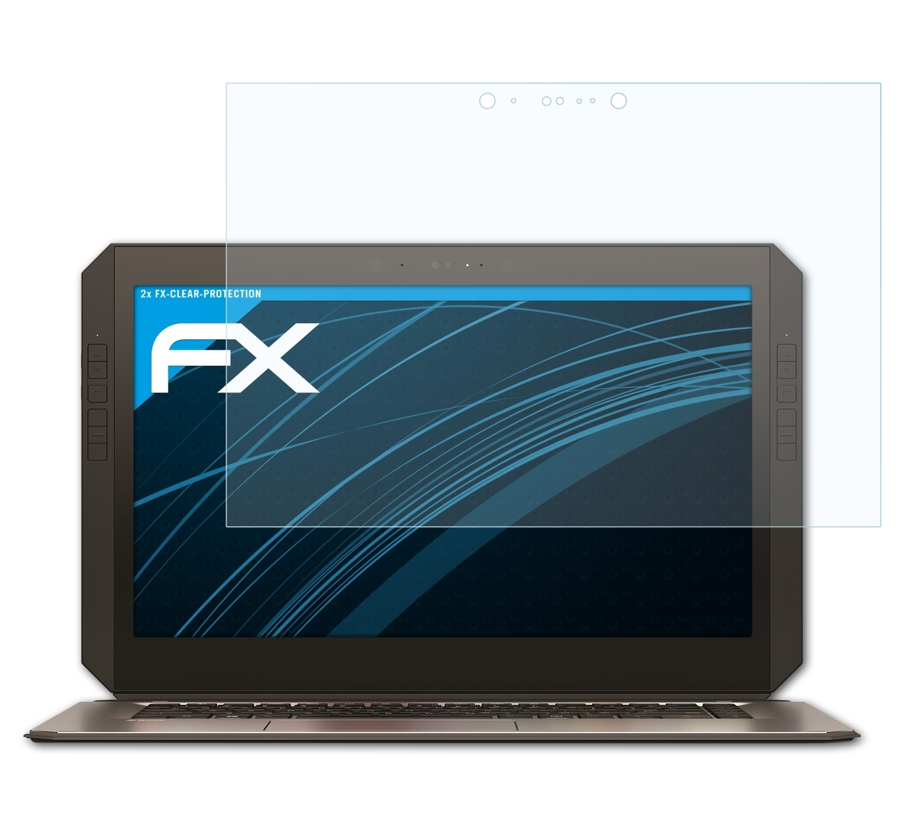 2x Displayschutz(für ZBook FX-Clear ATFOLIX x2) HP