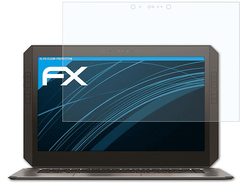 ATFOLIX 2x FX-Clear Displayschutz(für HP ZBook x2)
