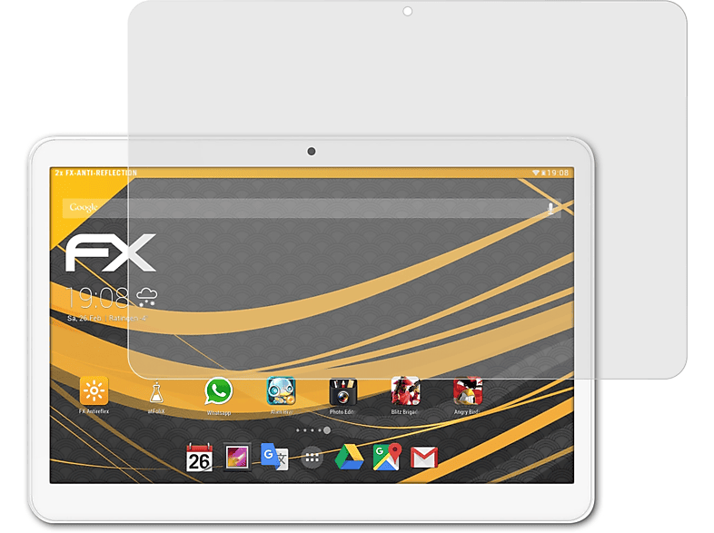 ATFOLIX 2x Displayschutz(für Tab) FX-Antireflex Archos Junior