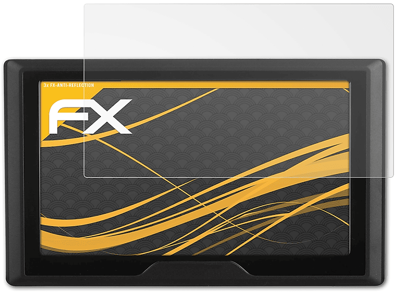 ATFOLIX 3x FX-Antireflex Displayschutz(für Garmin Drive 5S CE)