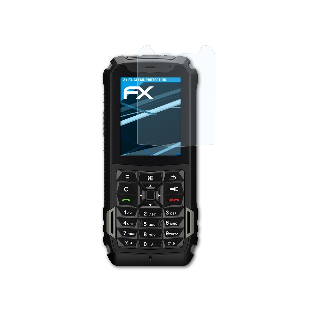XP5) 3x FX-Clear Displayschutz(für ATFOLIX Sonim