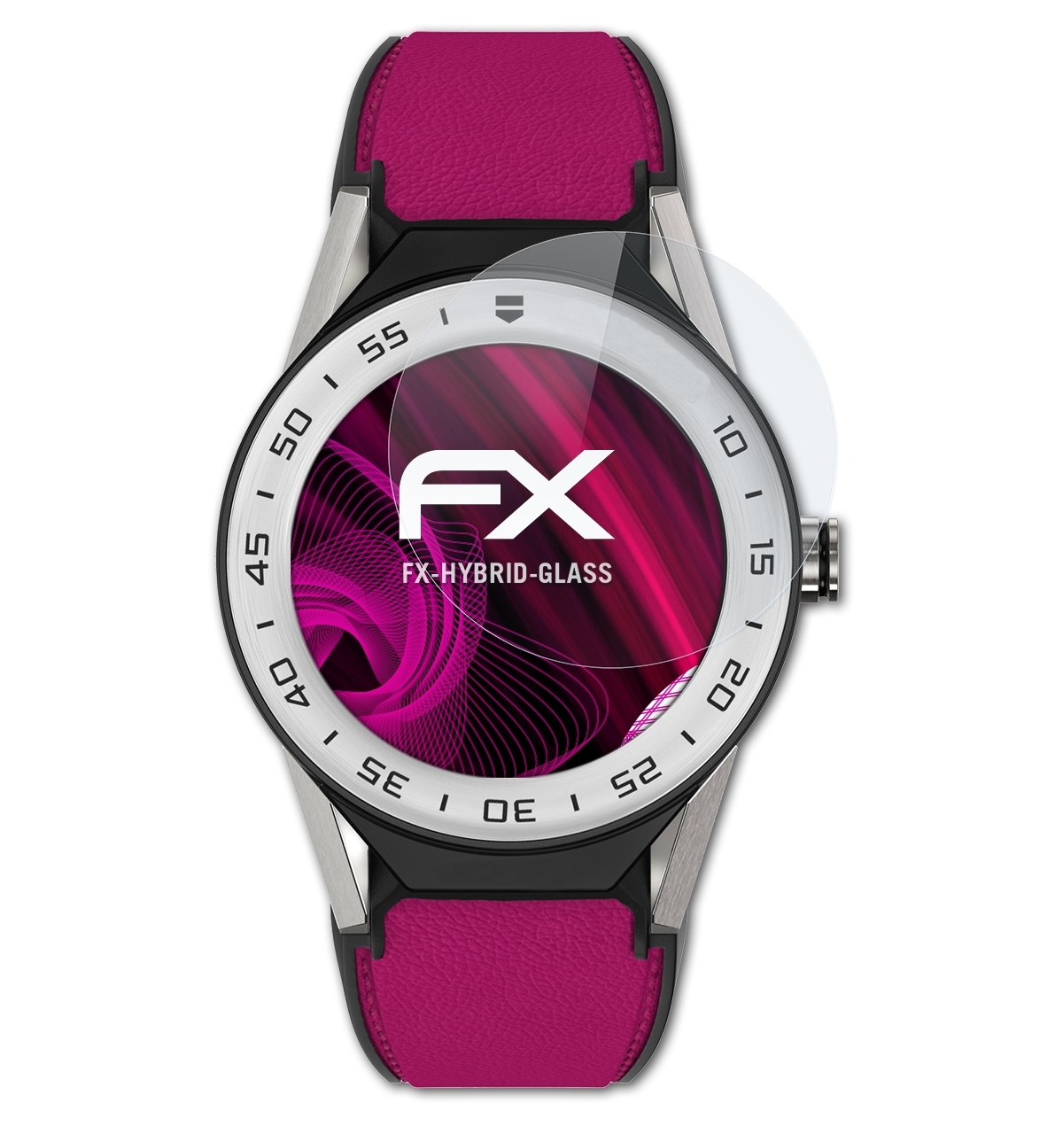 ATFOLIX FX-Hybrid-Glass TAG Modular Schutzglas(für 41) Heuer Connected