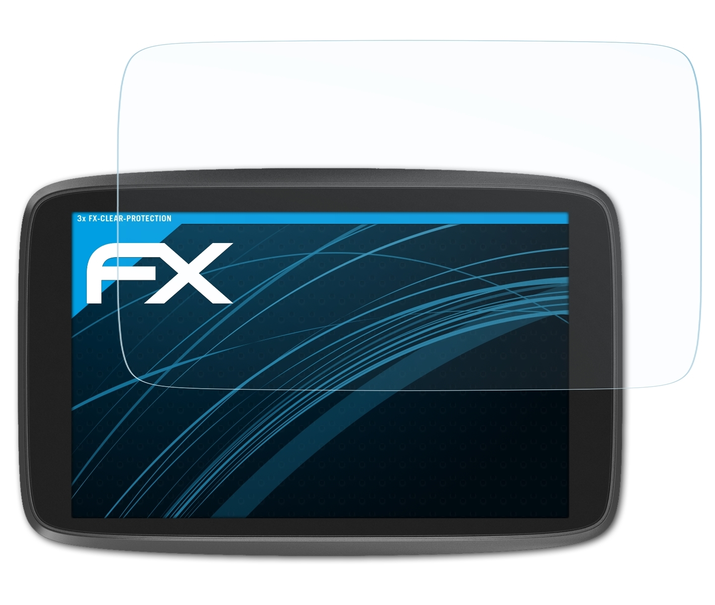 ATFOLIX 3x FX-Clear Displayschutz(für TomTom GO Camper)
