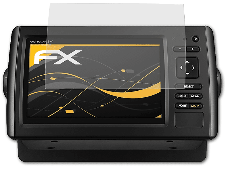 ATFOLIX FX-Antireflex CHIRP Displayschutz(für echoMAP 3x 72sv) Garmin