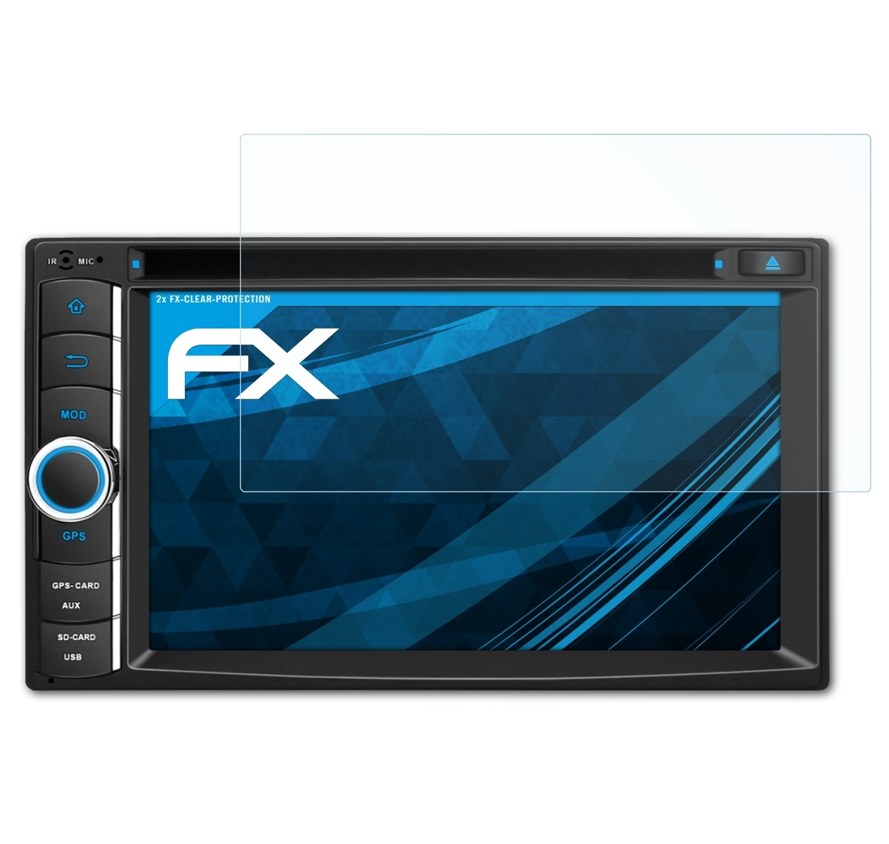 ATFOLIX 2x (Universal)) Displayschutz(für Inch 6.2 Pumpkin ND0279B FX-Clear