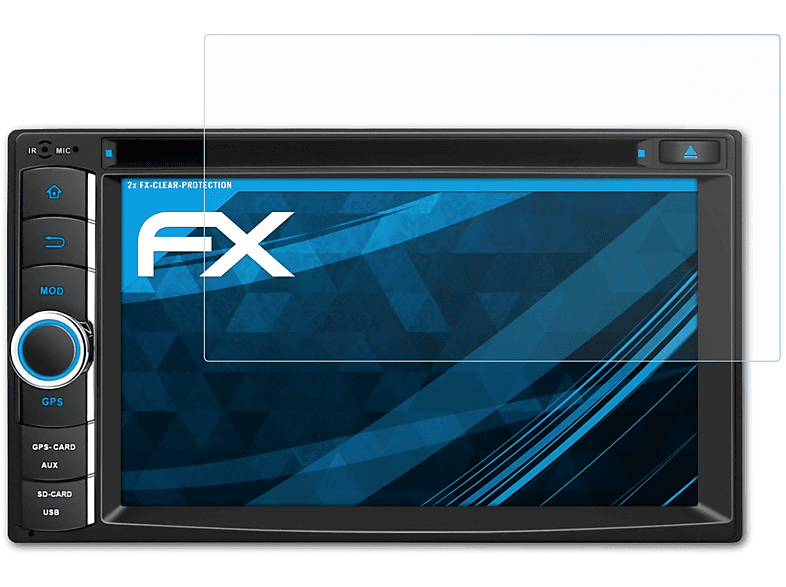 Super willkommen diesen Monat ATFOLIX 2x FX-Clear (Universal)) Displayschutz(für ND0279B Pumpkin 6.2 Inch