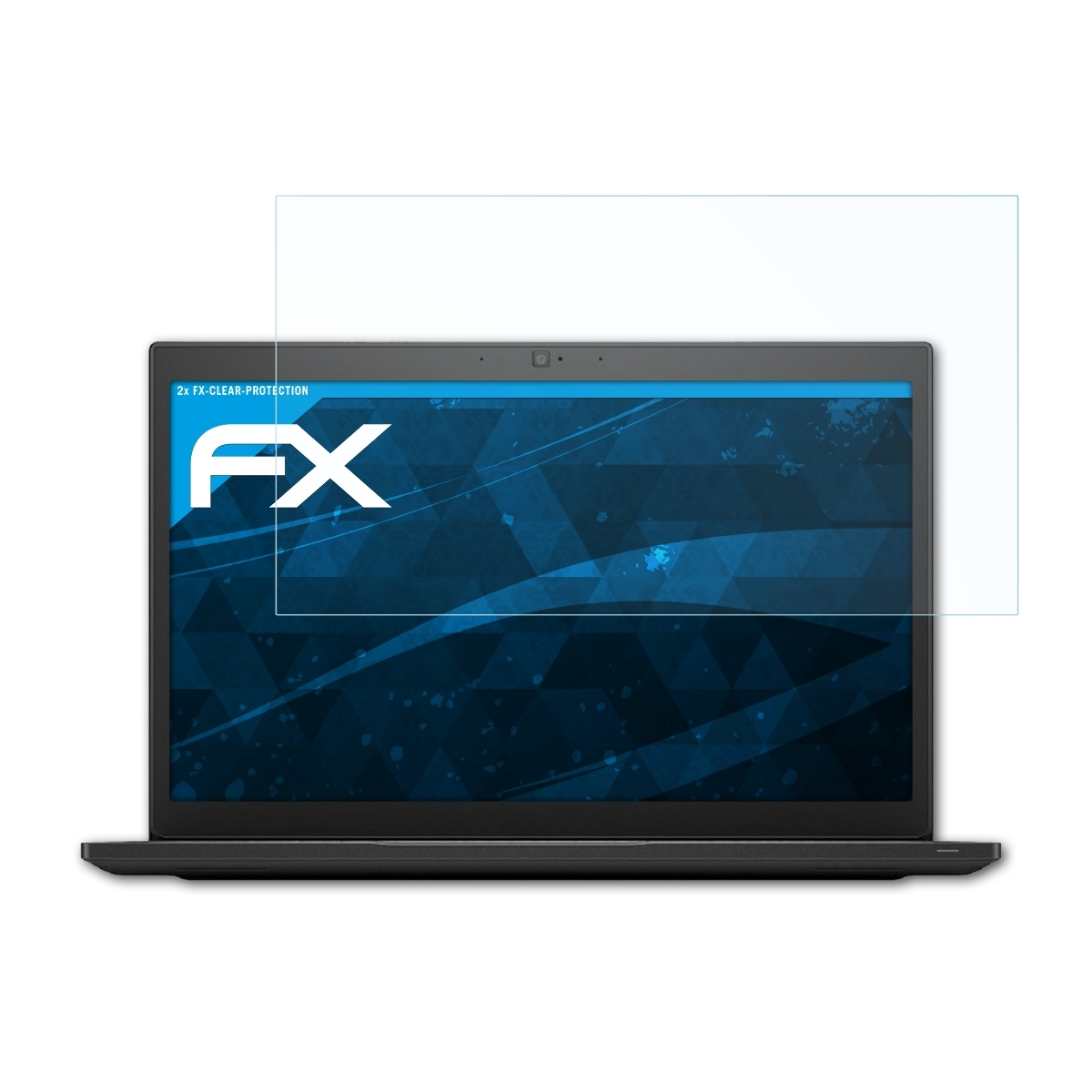ATFOLIX Dell 7490) FX-Clear 2x Displayschutz(für Latitude