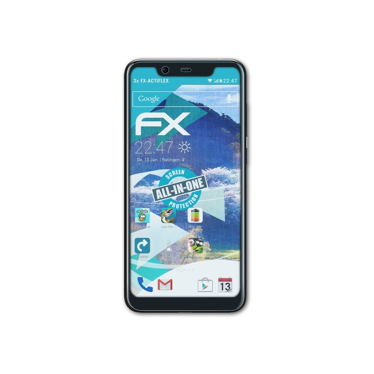 FX-ActiFleX Displayschutz(für Plus) ATFOLIX 5.1 3x Nokia