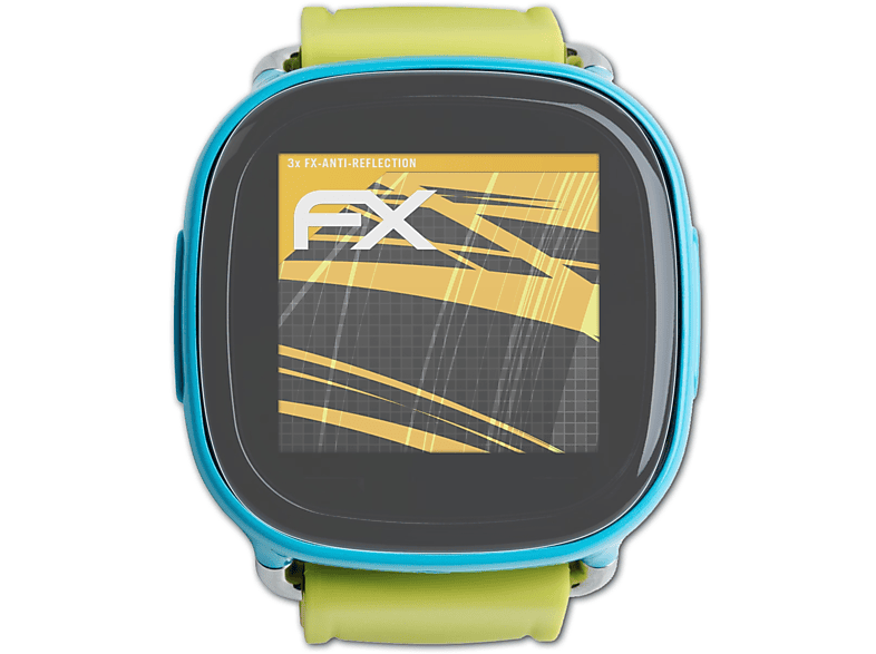 ATFOLIX 3x FX-Antireflex Displayschutz(für Kids) XPlora