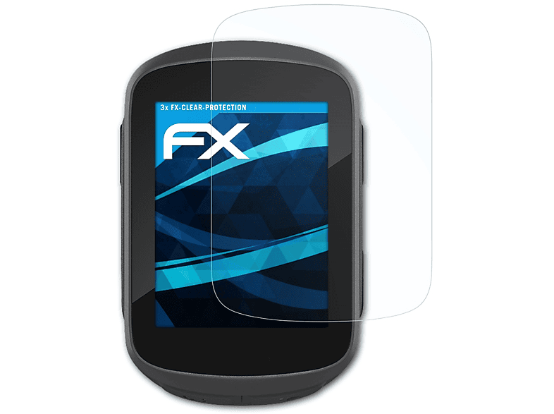 ATFOLIX 3x FX-Clear Displayschutz(für Garmin Edge 130)