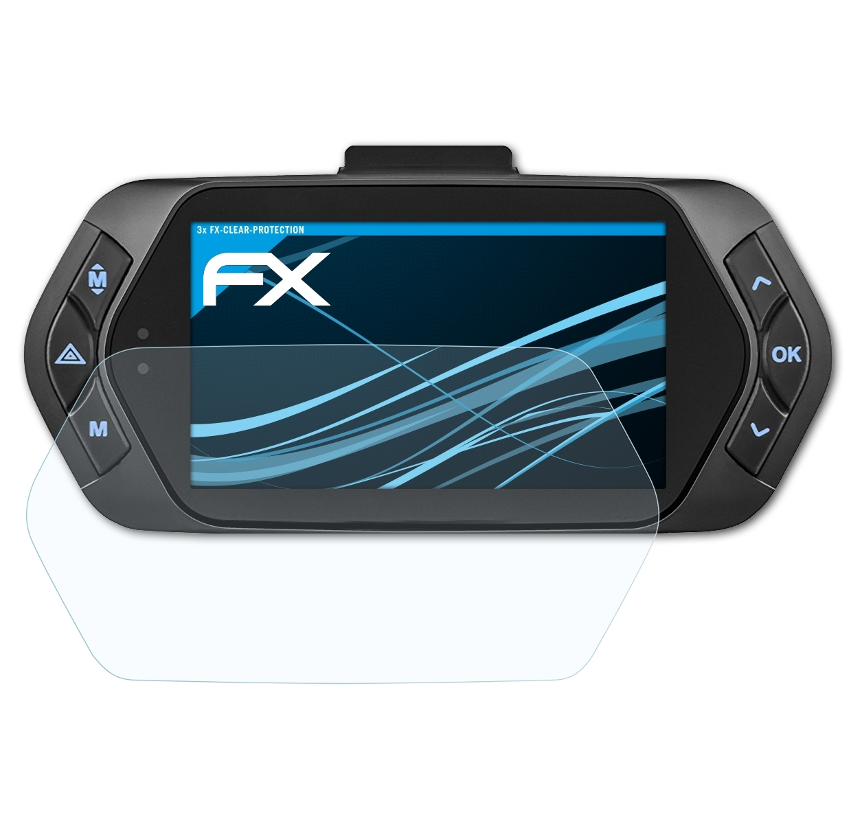 ATFOLIX 3x TrueCam Displayschutz(für WiFi) FX-Clear Pro A5