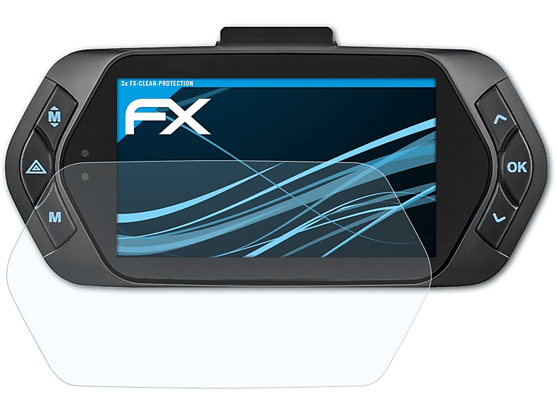 ATFOLIX 3x FX-Clear Displayschutz(für TrueCam A5 Pro WiFi)