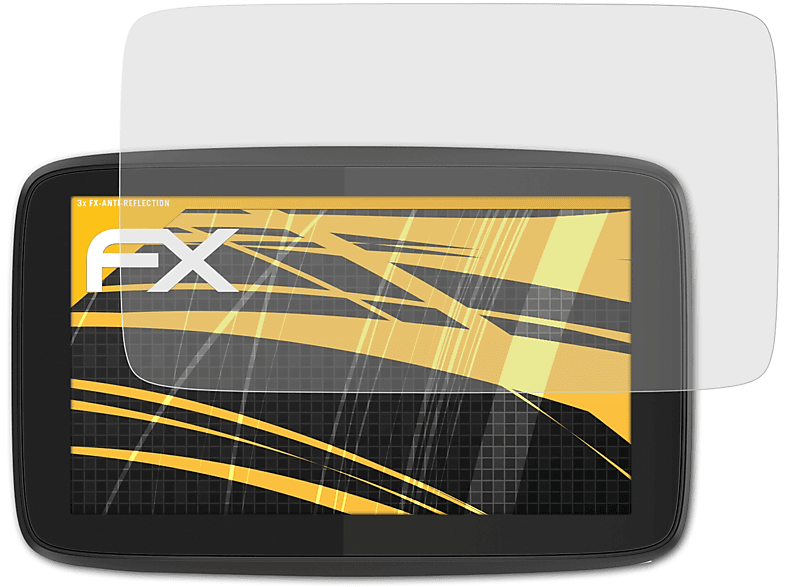 7350) Pro FX-Antireflex ATFOLIX TomTom 3x Displayschutz(für